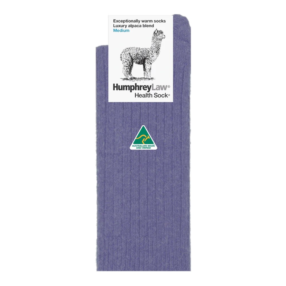 Thick-weight Cosy Alpaca Health Sock - Unisex - Various Colours