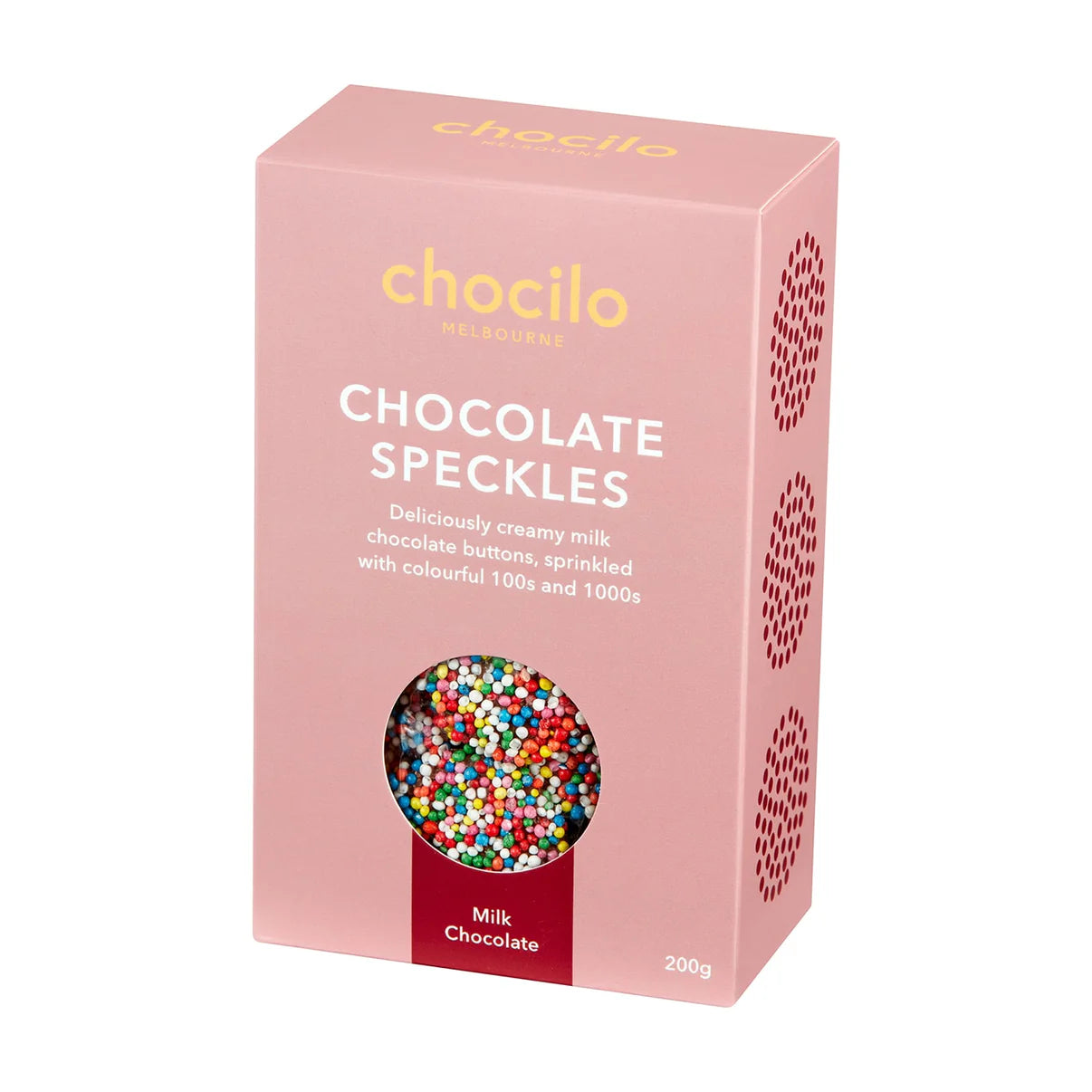 Speckles in Milk Chocolate Gift Box - 200g
