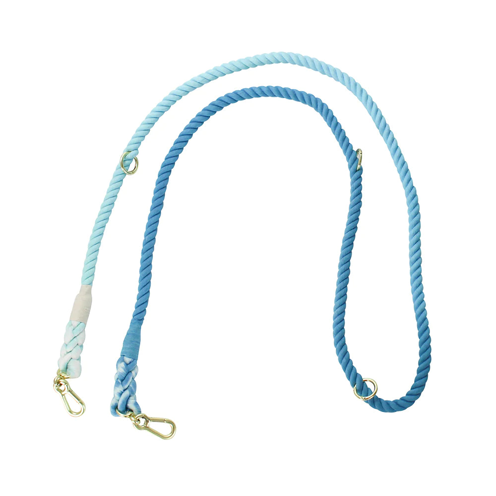 Hot Dog Rope Lead - Blue Skies