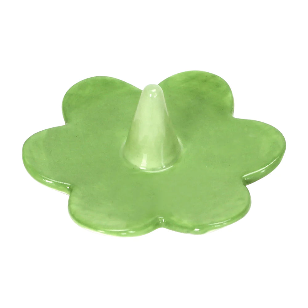 Ceramic Flower Ring Holder - Various Colours