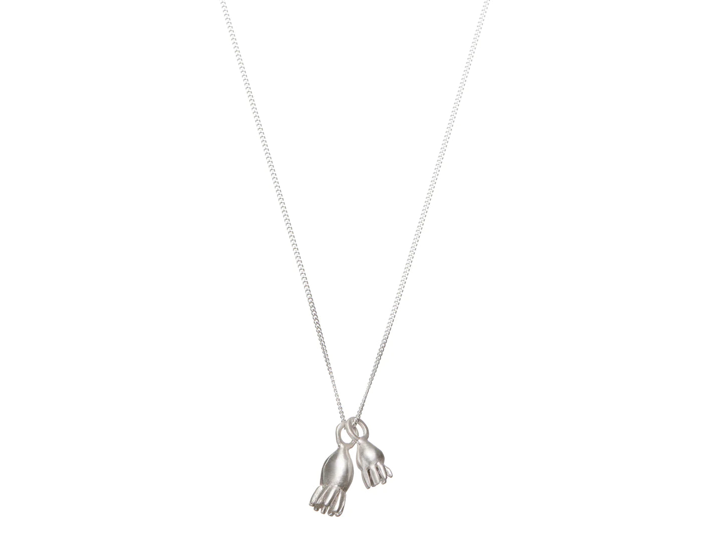 Flora Bell Necklace - Silver