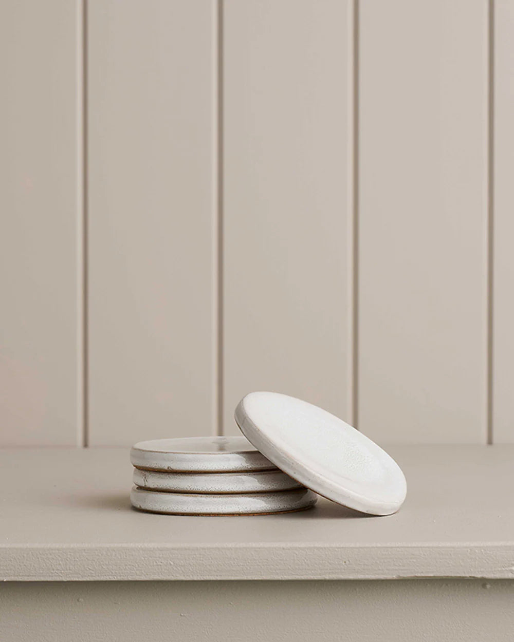 Coasters / Breakfast In Bed Snow 4pk