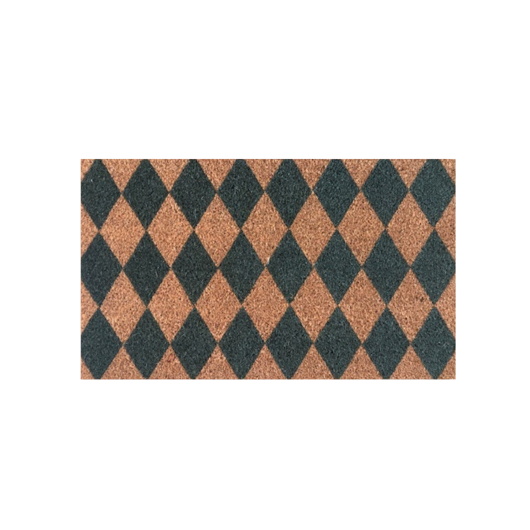 Doormat - Harlequin Green