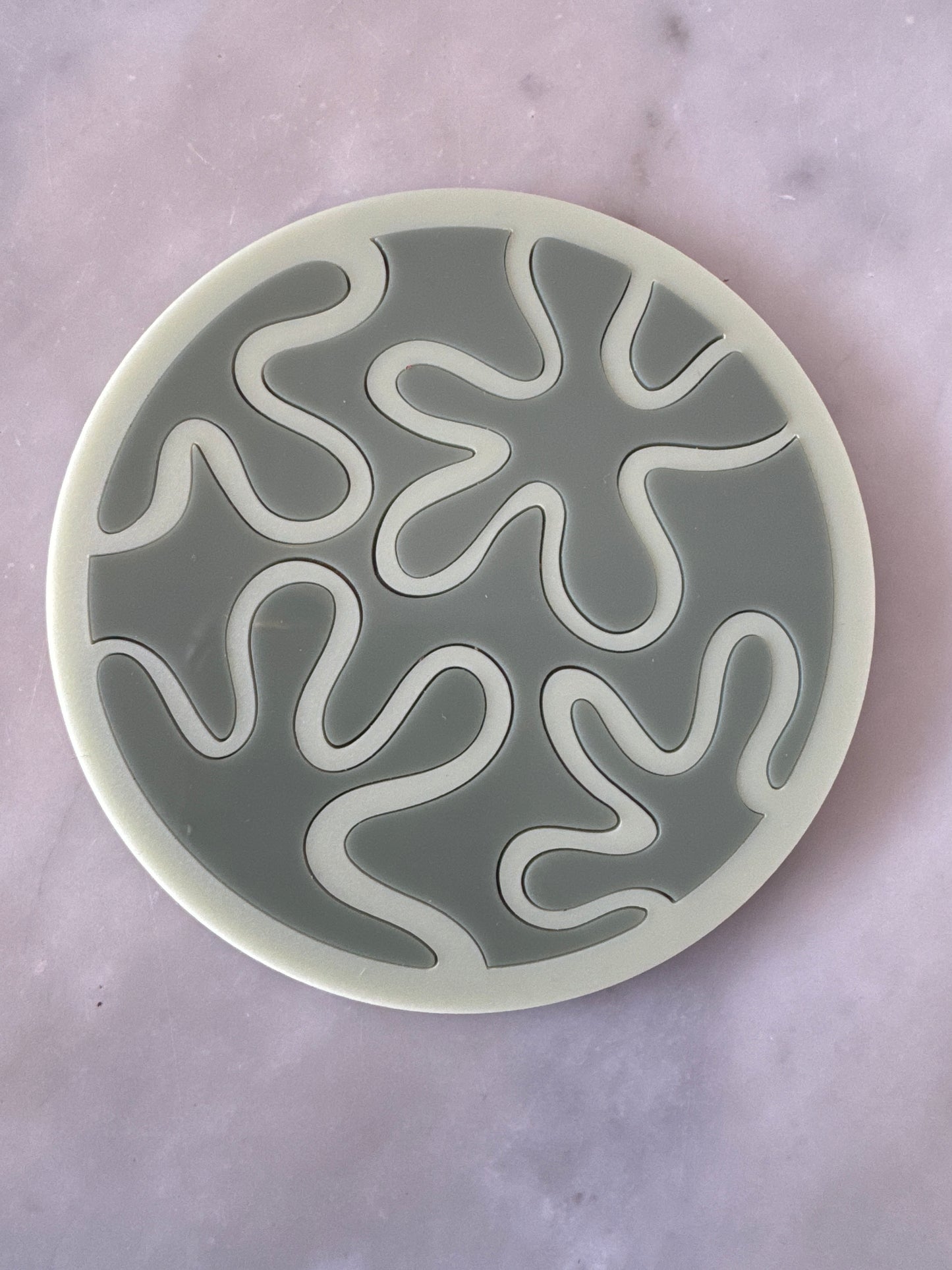 Starfish Coaster - Sage