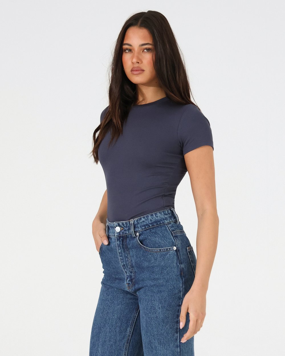 Tammy Baby Tee - Navy