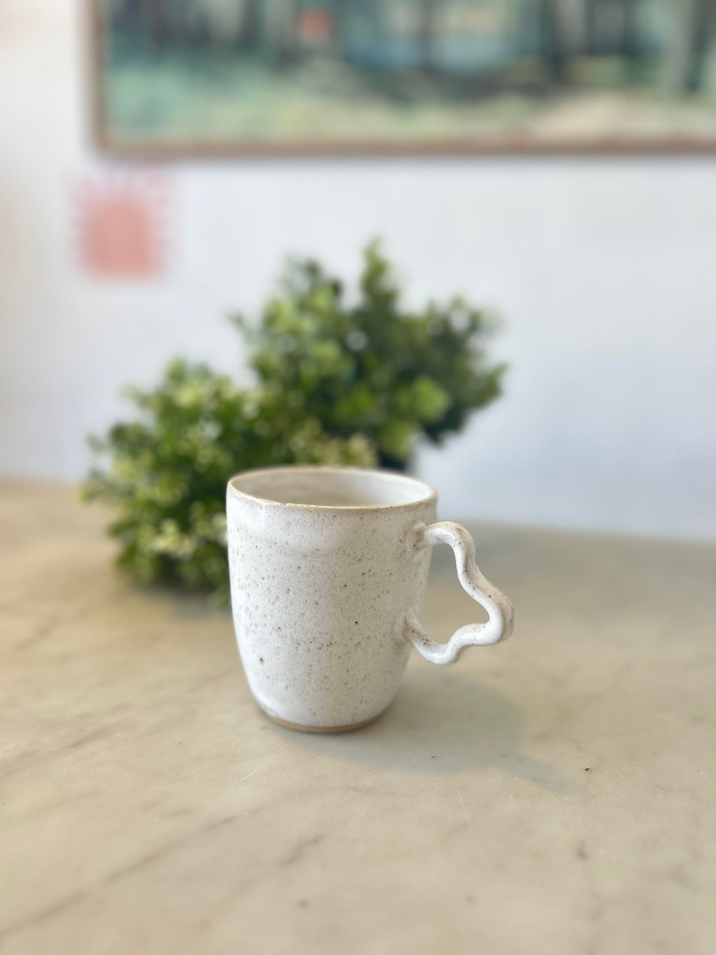 Squiggle Handle Mug