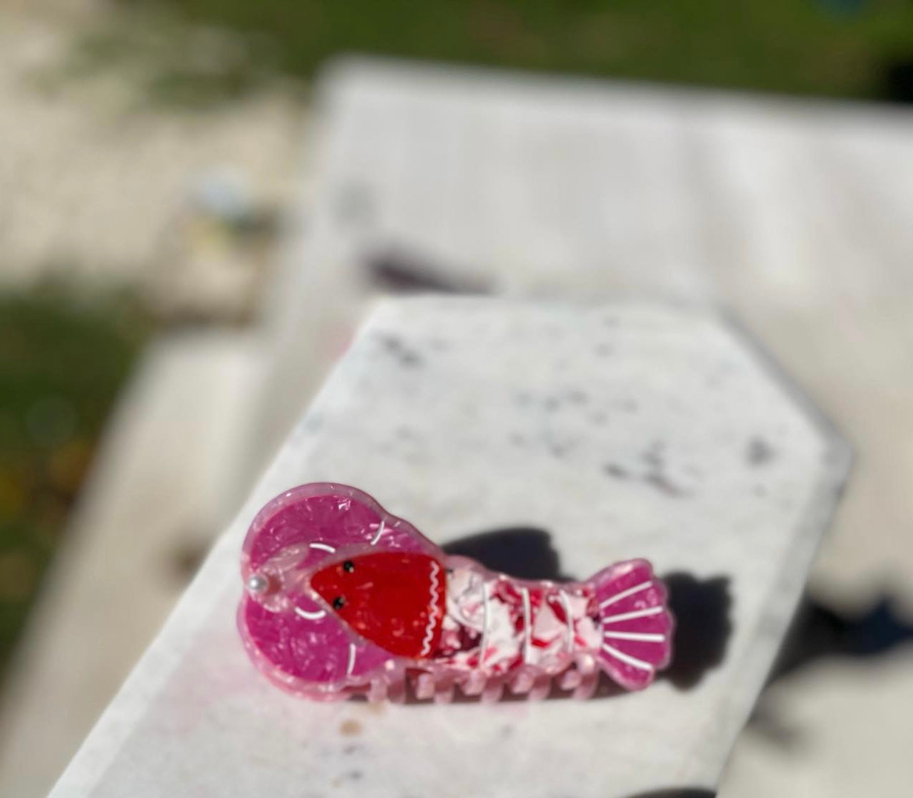 Lobster Hair Claw Clip - Pink