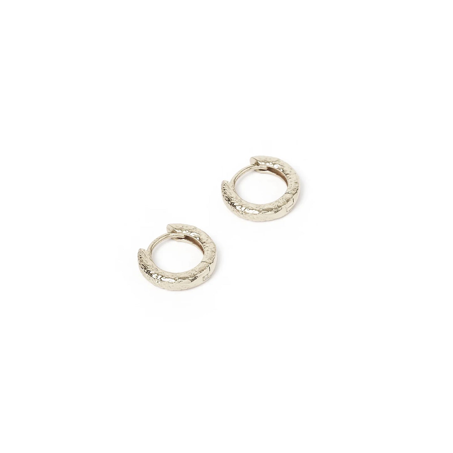 Luka Silver Huggie Earrings