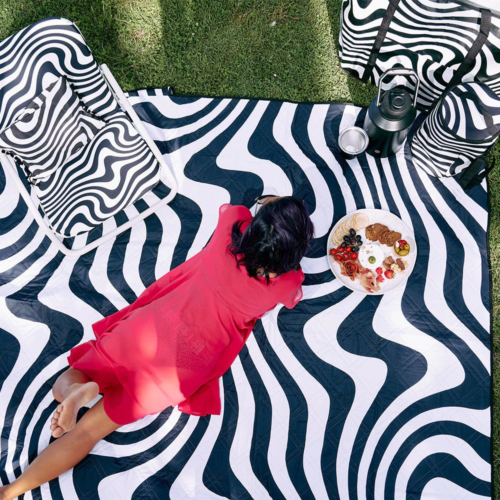 Picnic Mat - Hypnotic Swirl