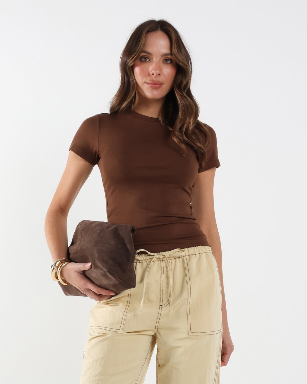 Tammy Baby Tee - Choc