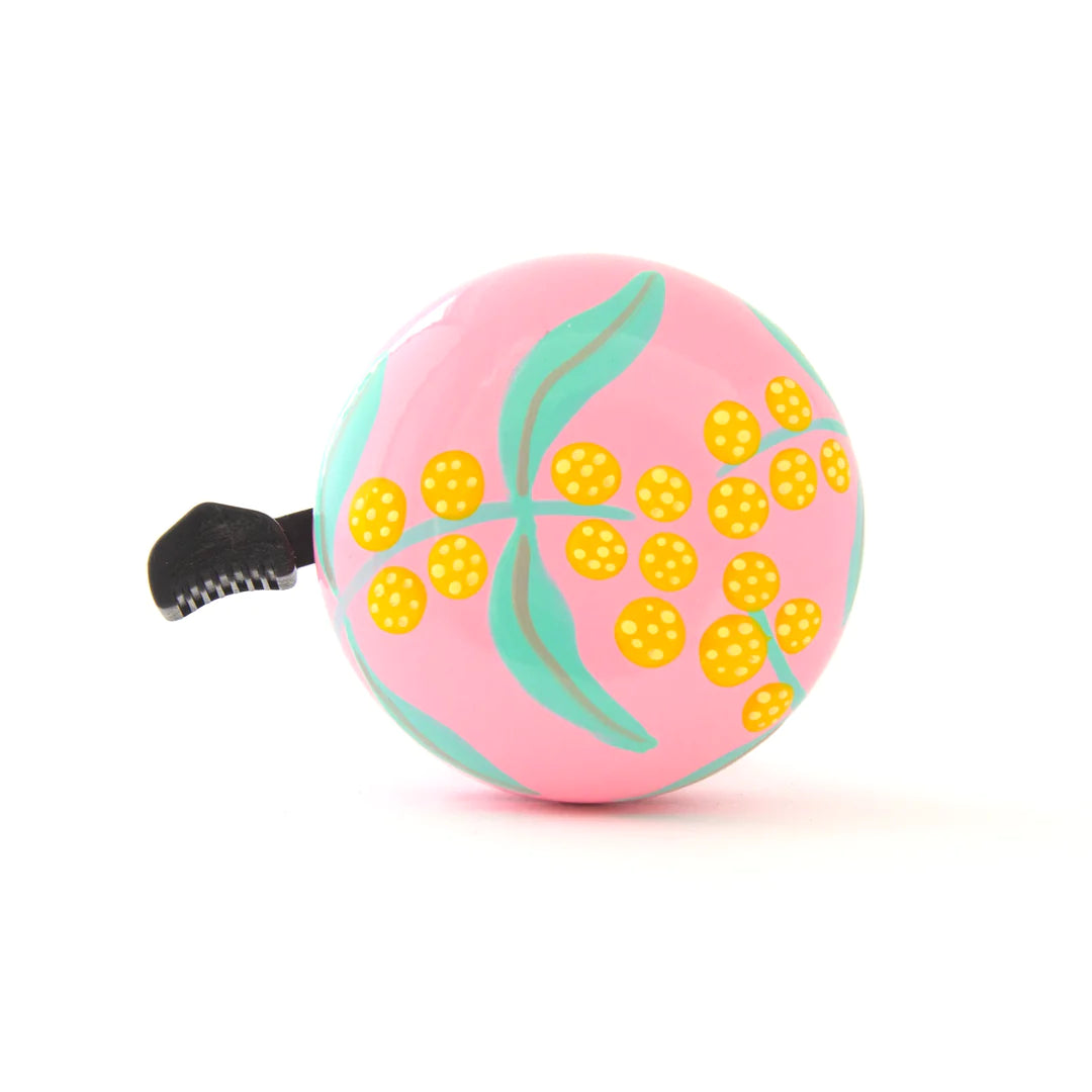 Wattle Flower Bicycle Bell - Pink