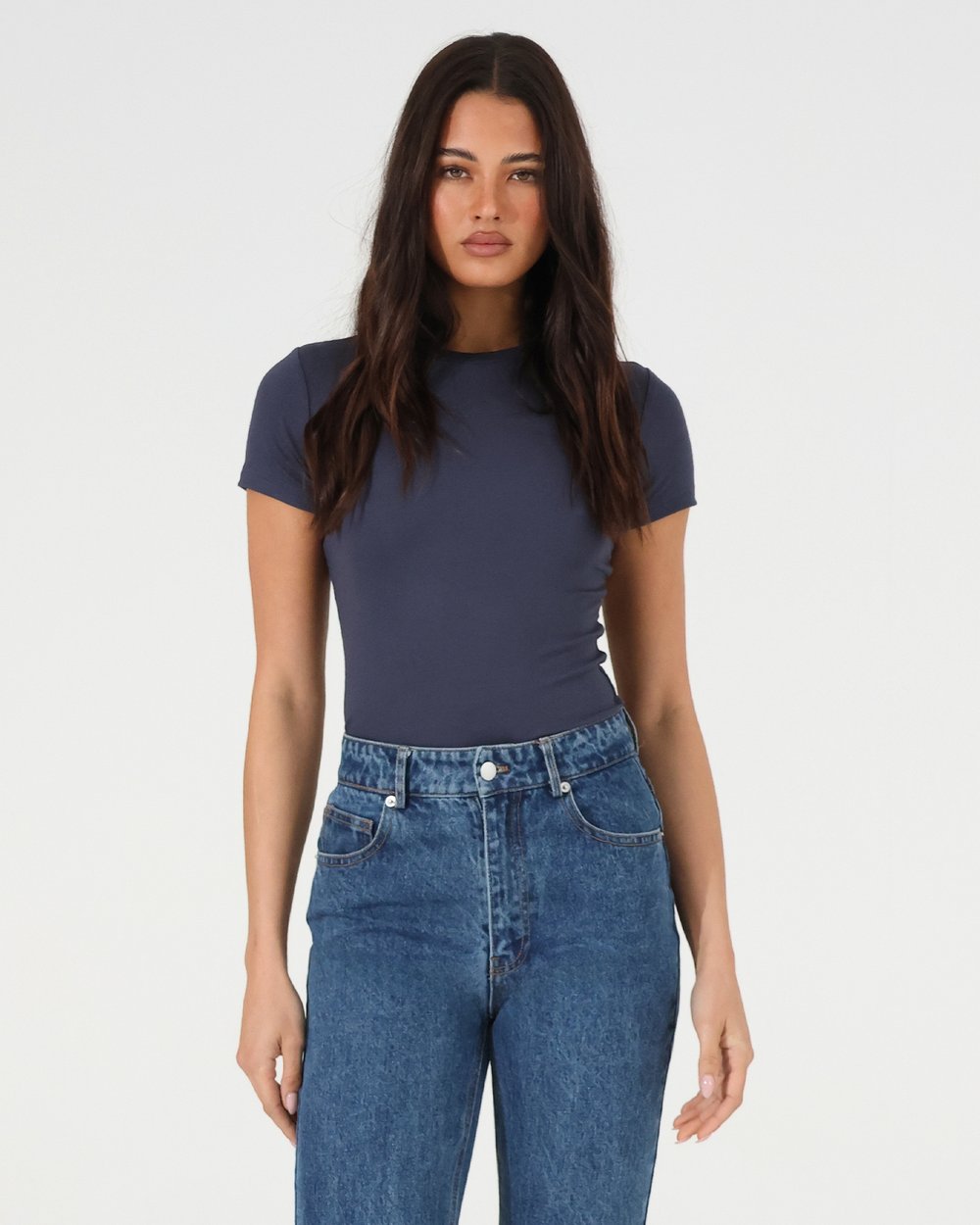 Tammy Baby Tee - Navy