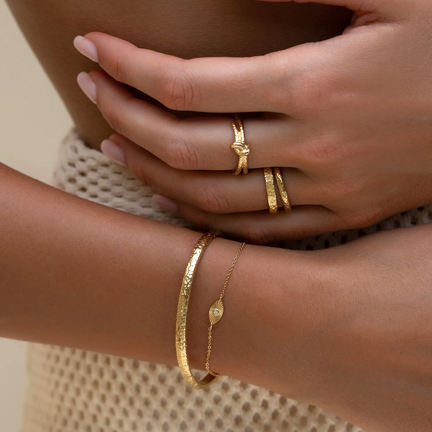 Evil Eye Gold Bracelet