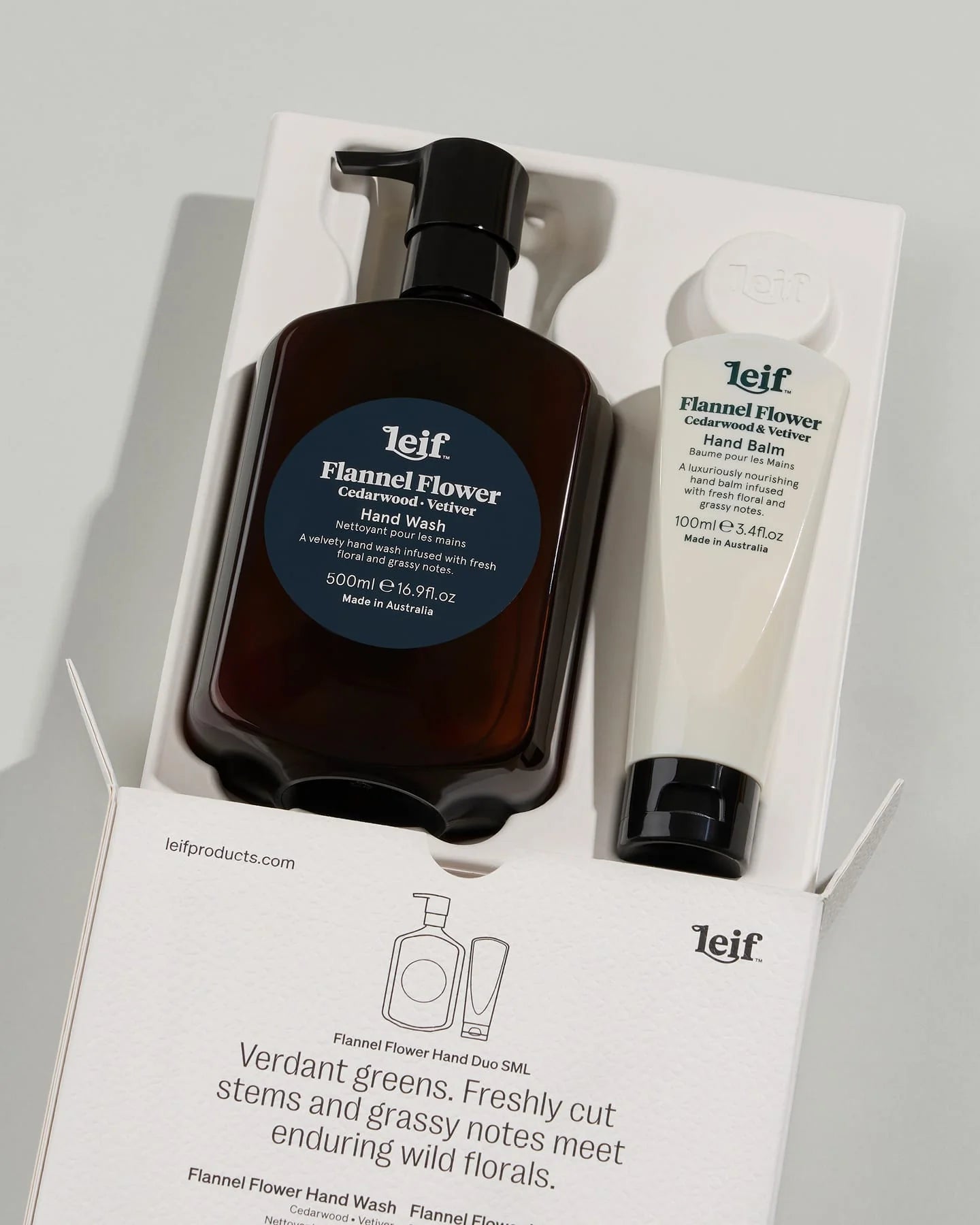 Limited Edition Holiday Gift Pack - Flannel Flower Hand Duo (Small)