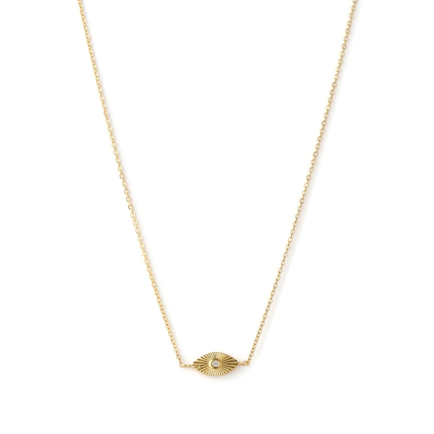 Evil Eye Gold Necklace