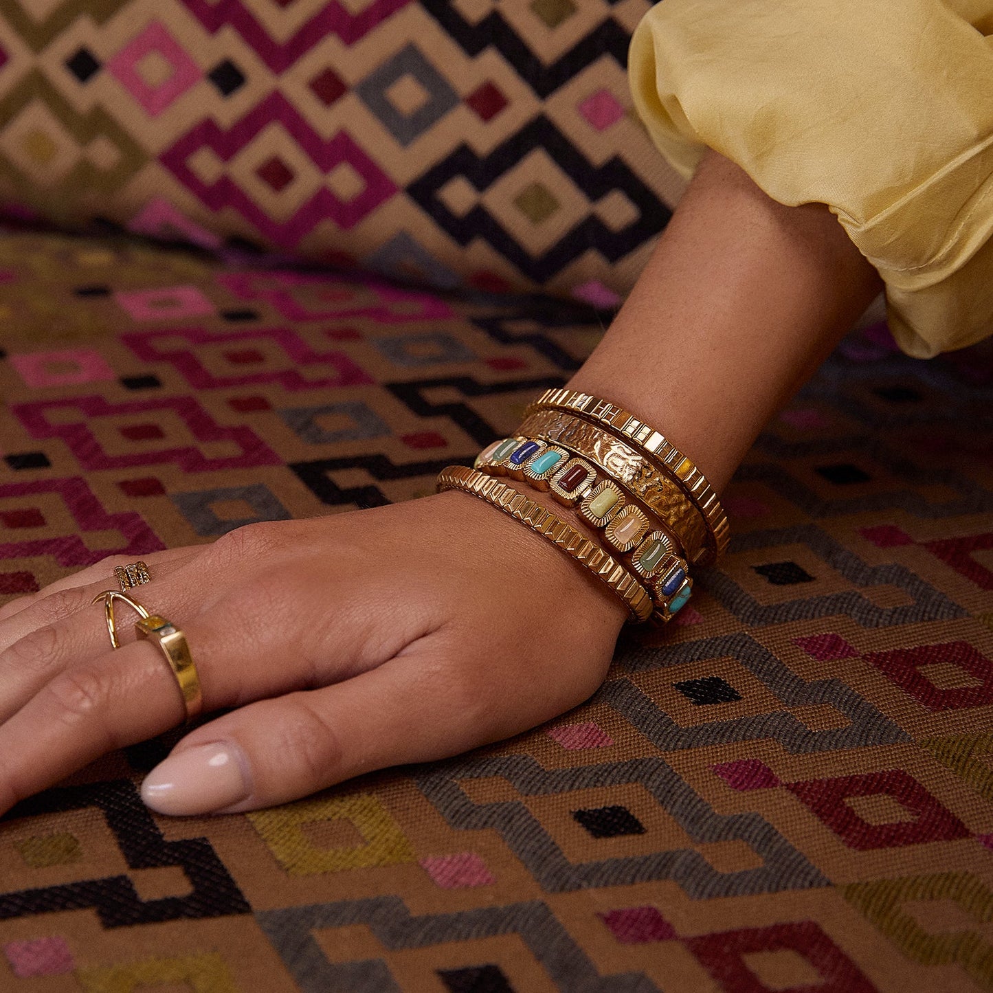 Elkie Gold Bracelet - Two Sizes