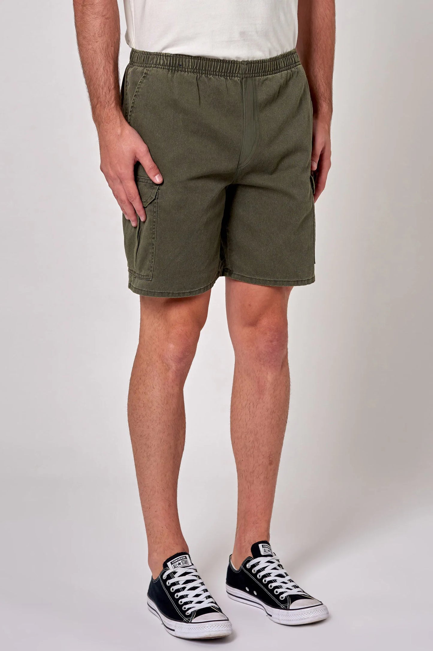 Tradie Cargo Short - Faded Army