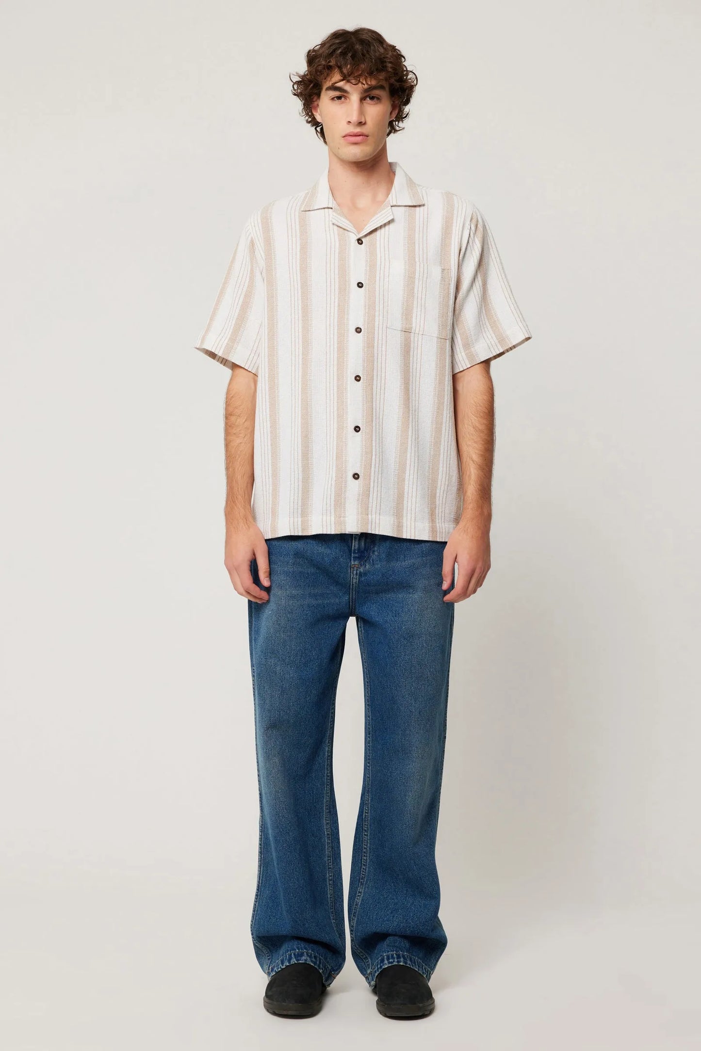 Bowler Weave Stripe Shirt