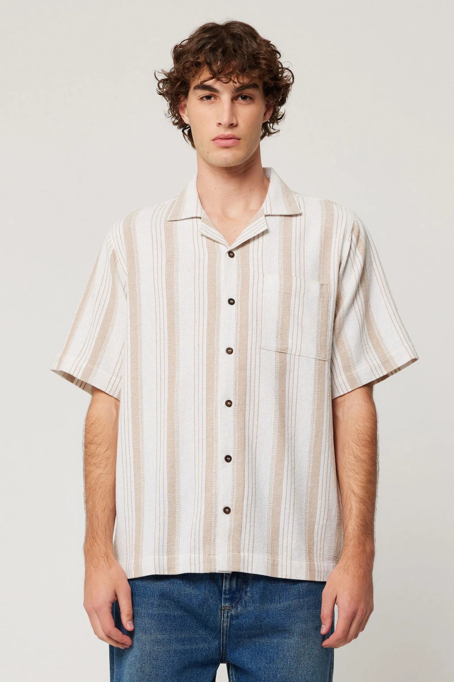 Bowler Weave Stripe Shirt