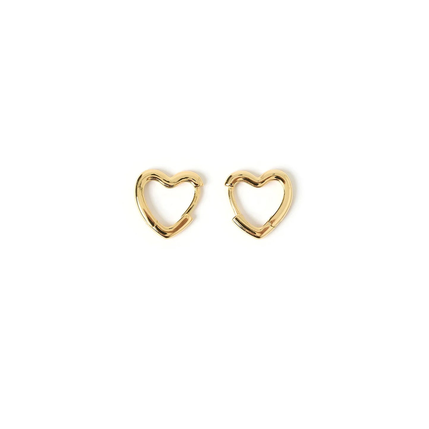 Sweetheart Gold Earrings