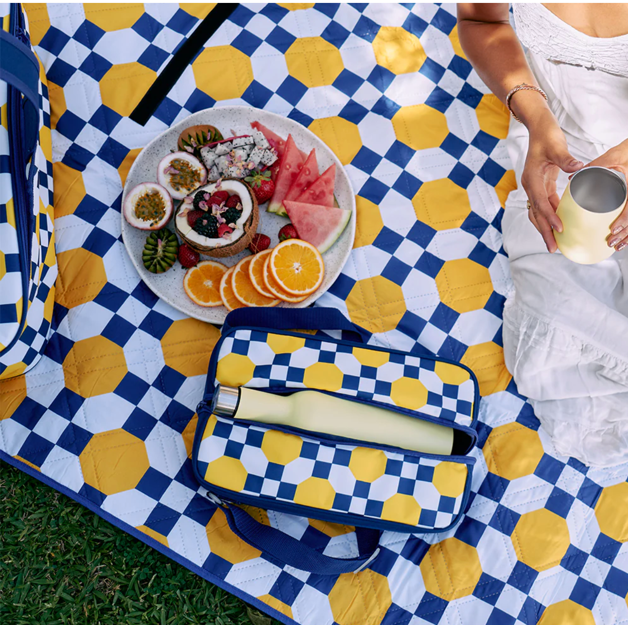 Picnic Mat - Retro Tile