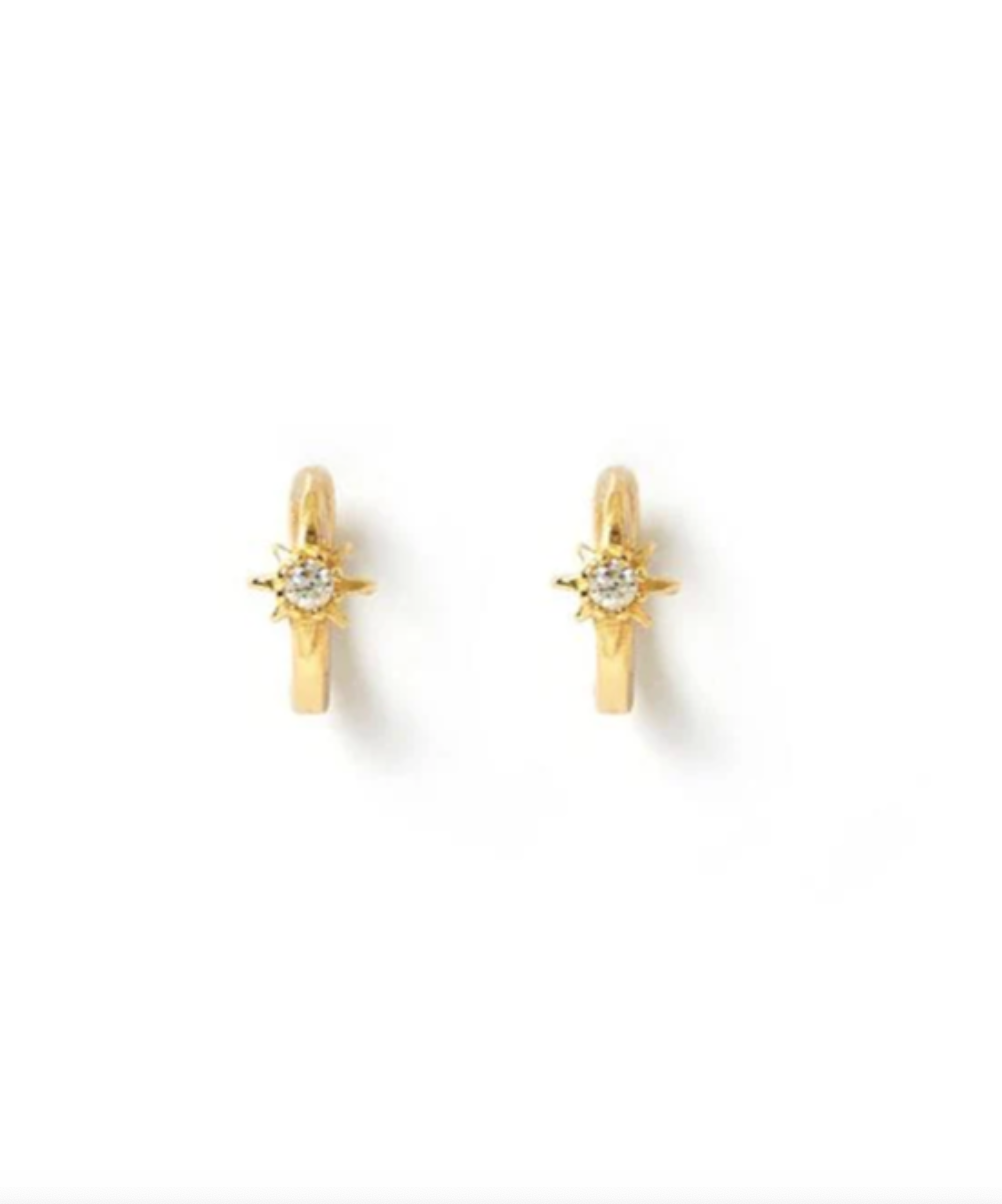 Nova Gold Huggie Earrings