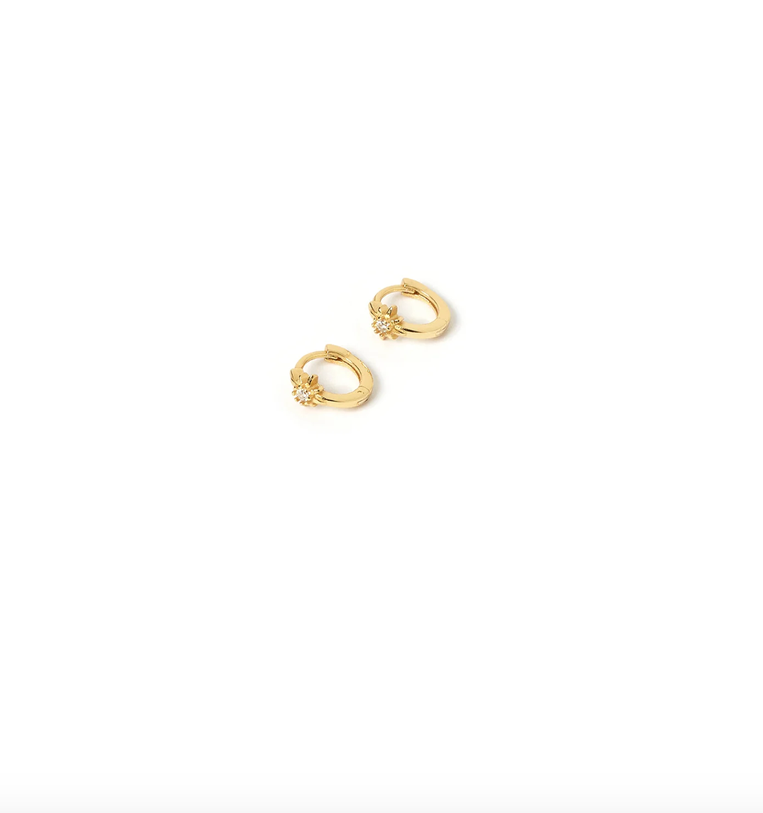 Nova Gold Huggie Earrings