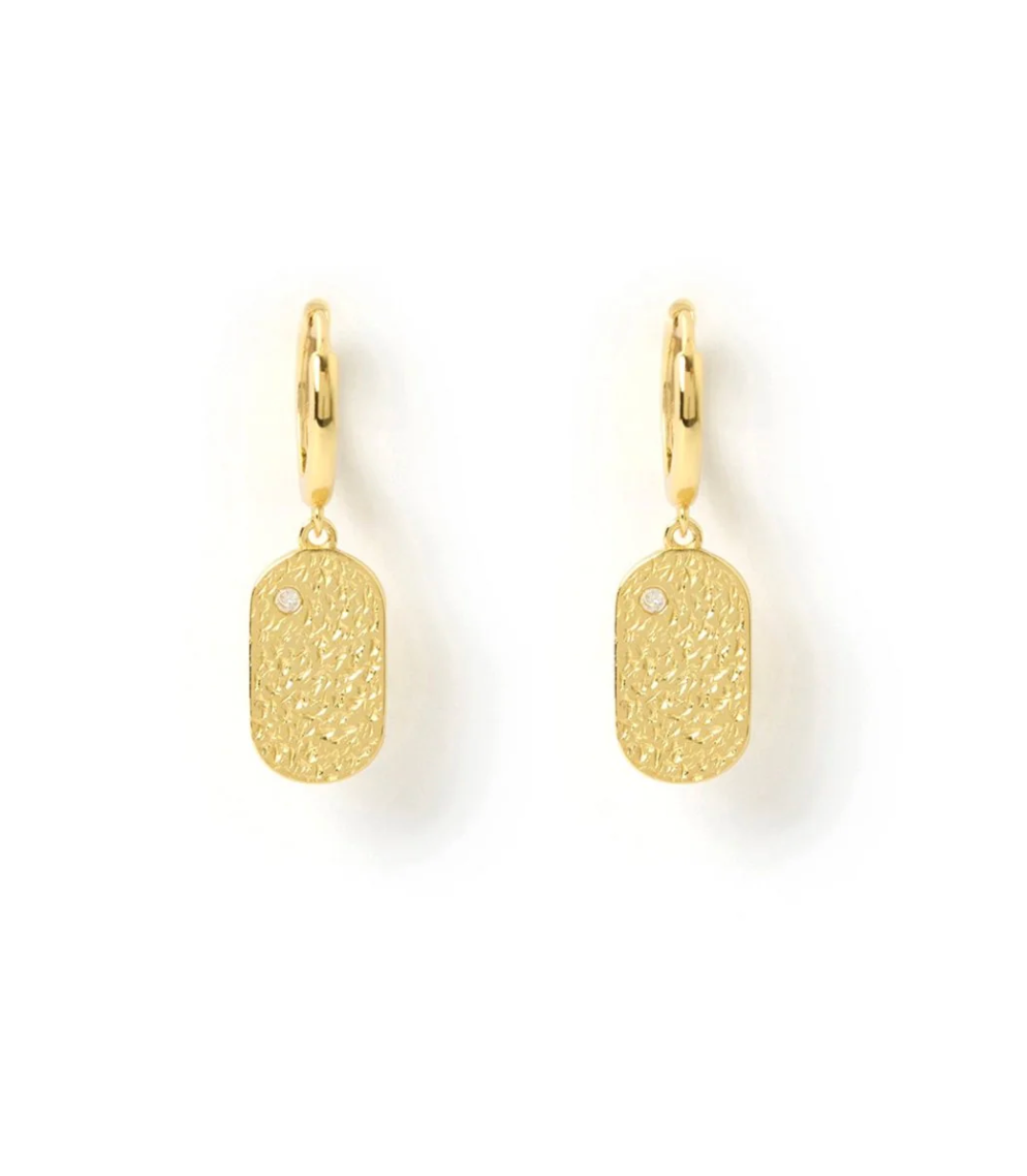 Mendoza Gold Huggie Earrings