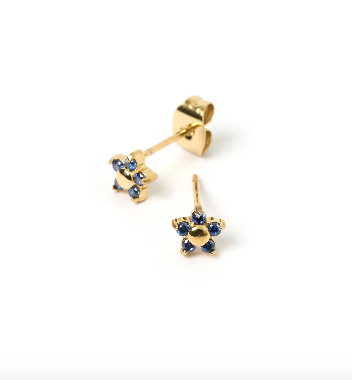 Gardenia Studs - Sapphire