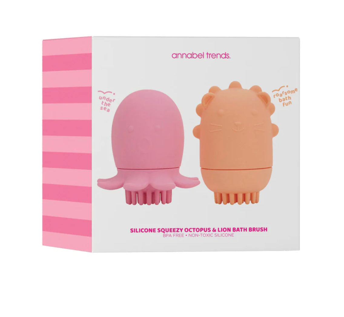Silicone Bath Brush - Various Designs