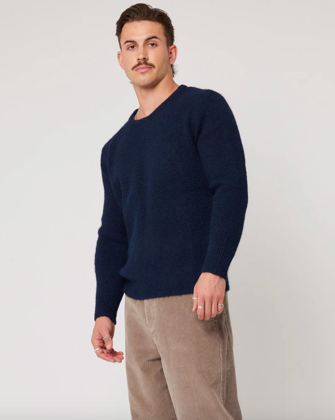 Teddy Crew Knit - Navy