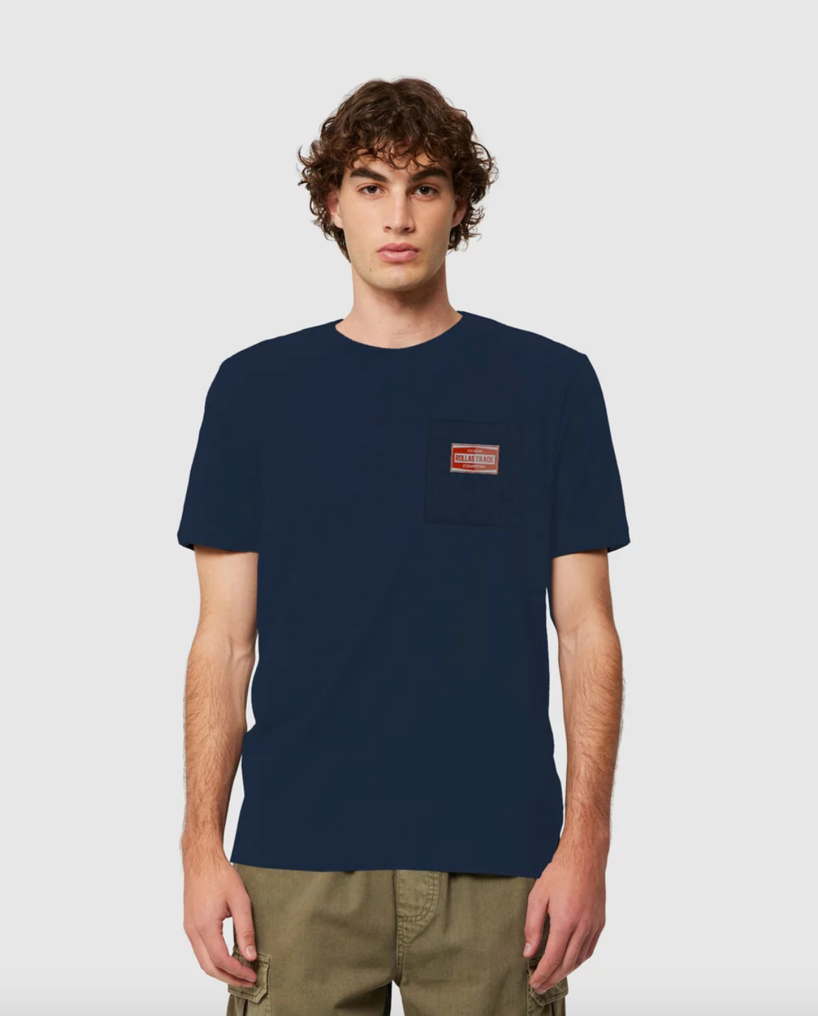 Reg Auto Pocket Tee - Navy