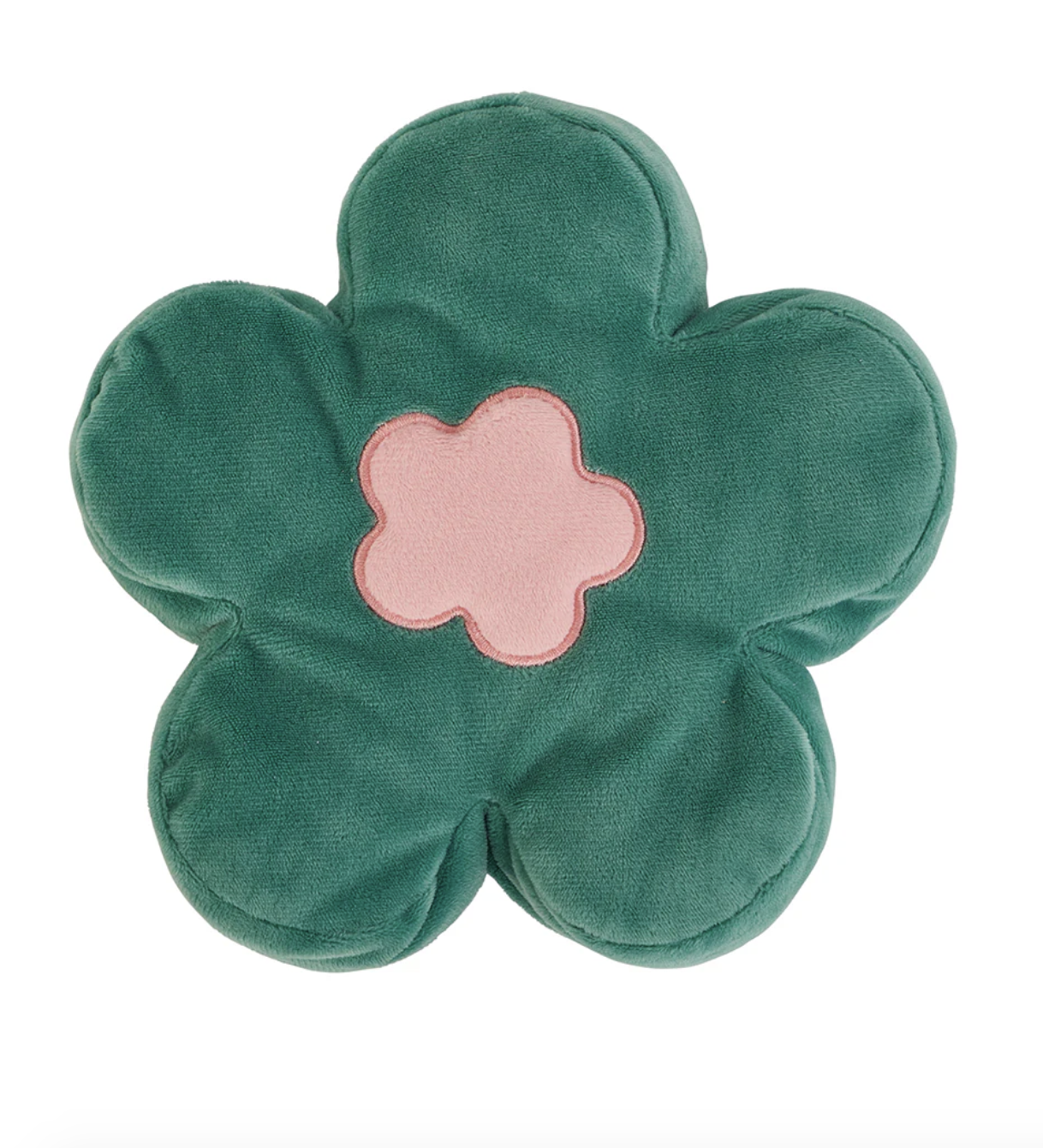 Flower Heatable Pillow - Green