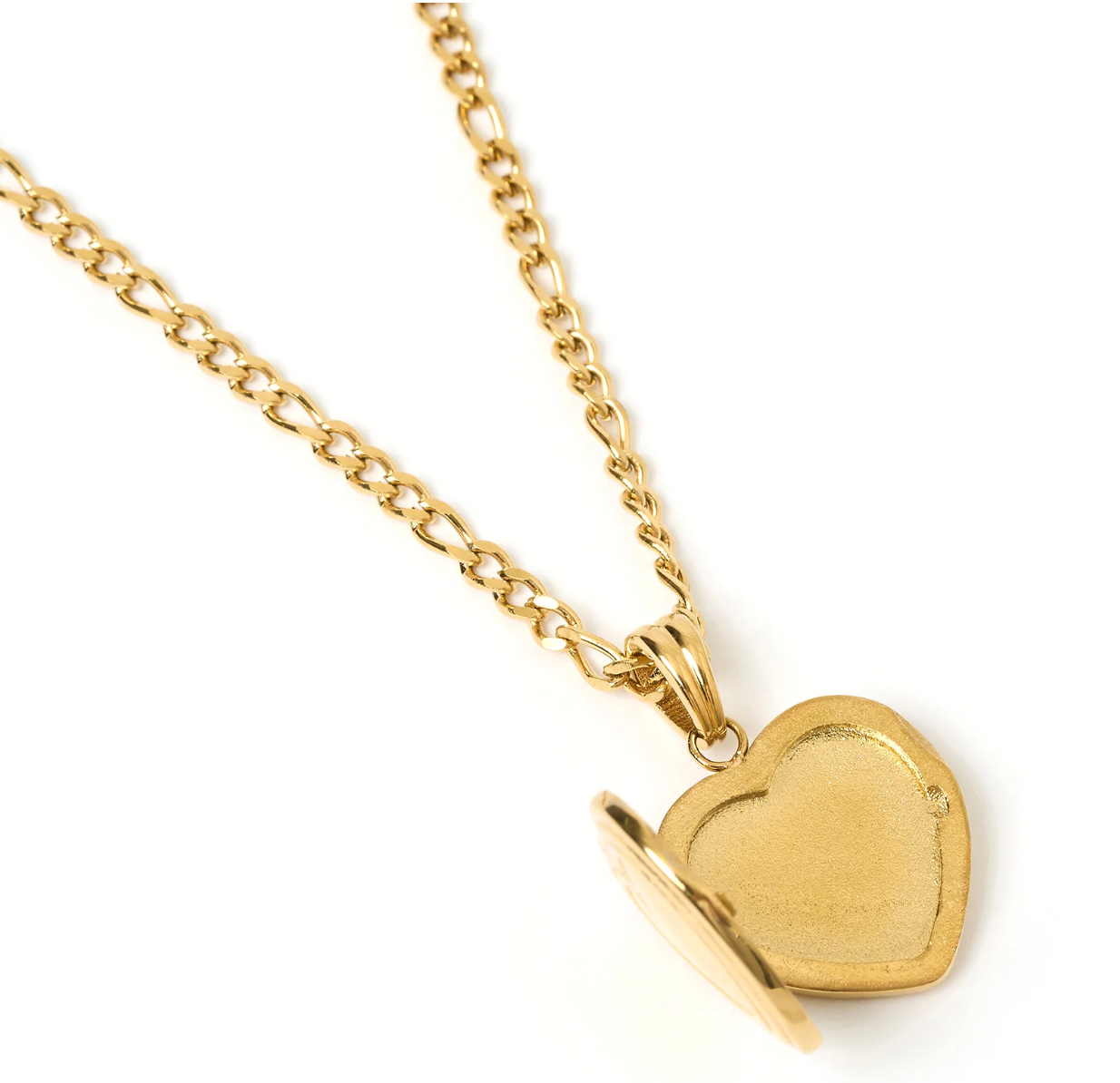 Heart Gold Locket Necklace
