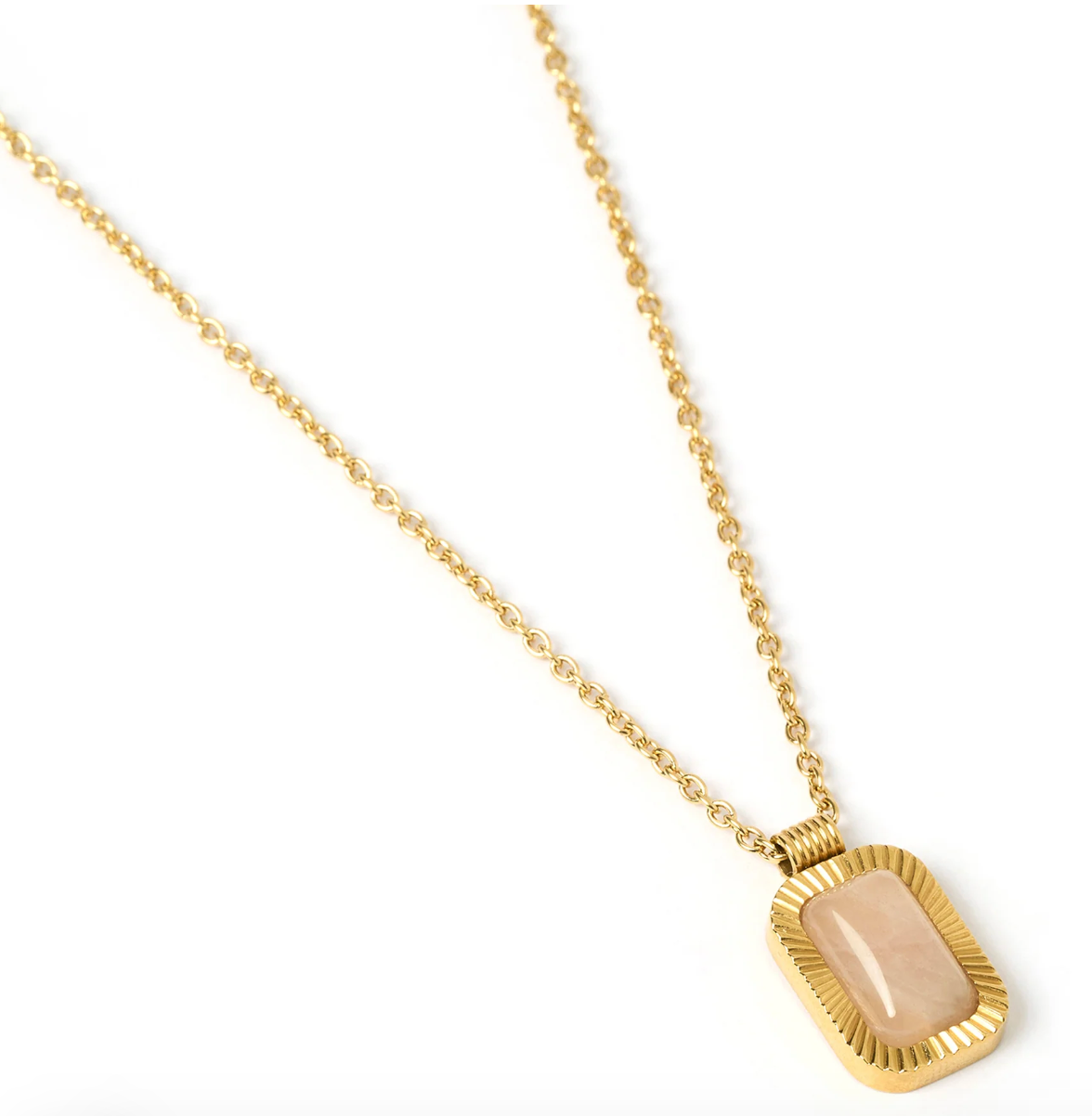 Teo Gold Necklace - Rose