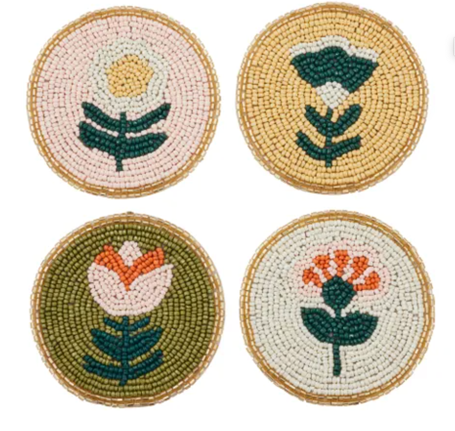 Freya Beaded Coaster - Set of 4