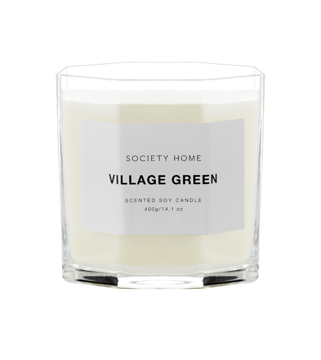 Village Green Scented Soy Candle - Various Sizes
