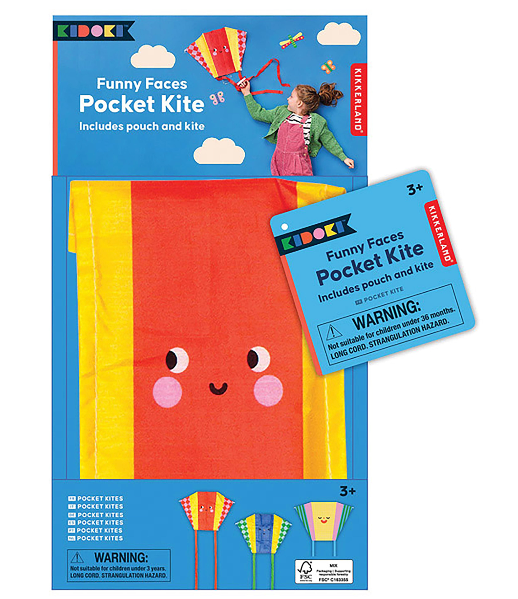 Funny Faces Pocket Kite