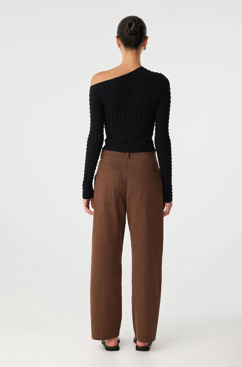Sedona Long Sleeve Top - Black