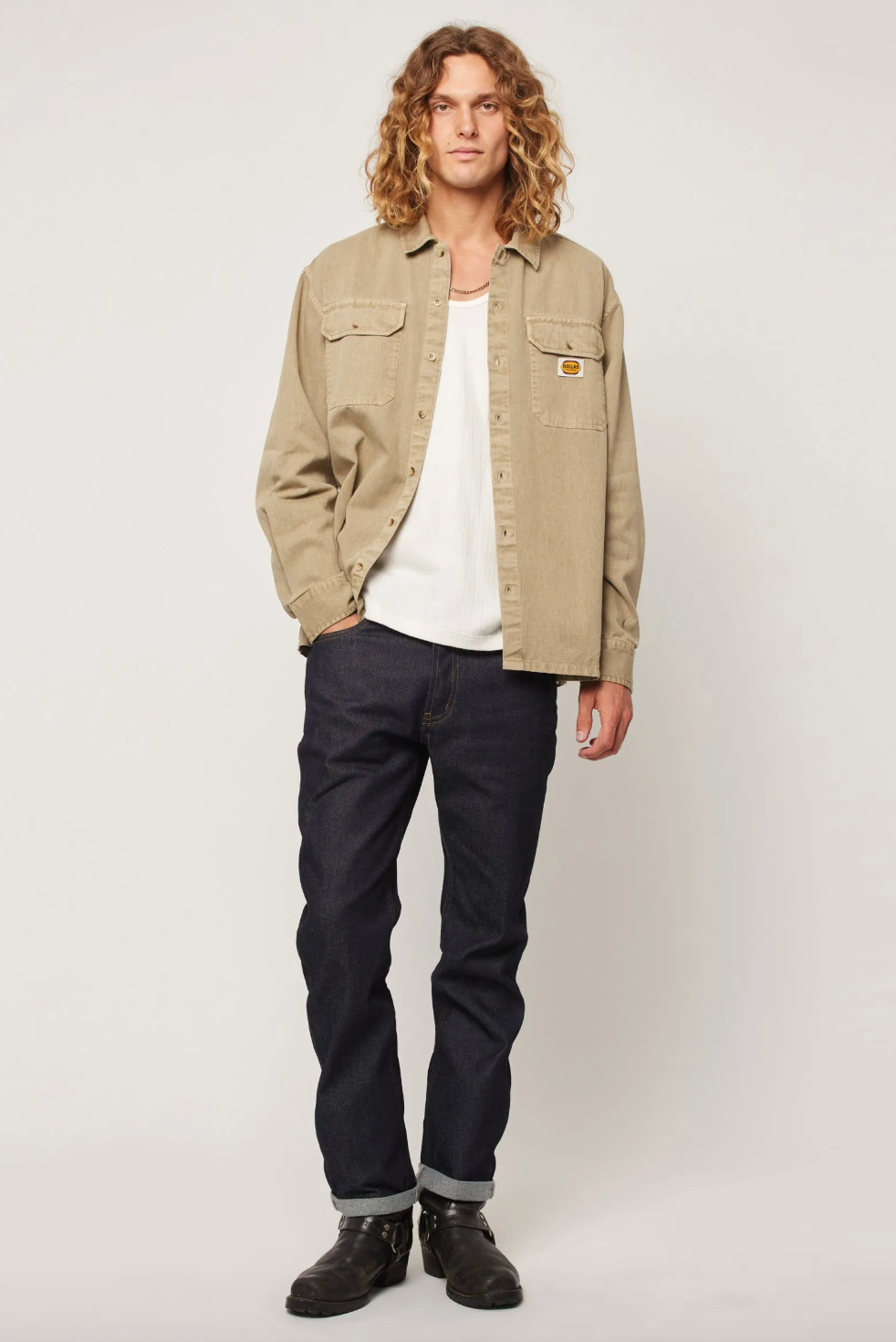 Ezy Trade Long Sleeve Shirt - Dune