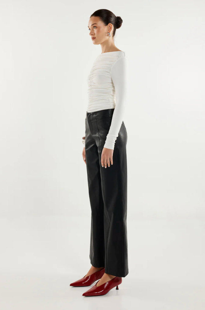 Lorena Long Sleeve Top - White