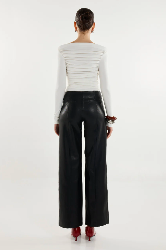 Lorena Long Sleeve Top - White