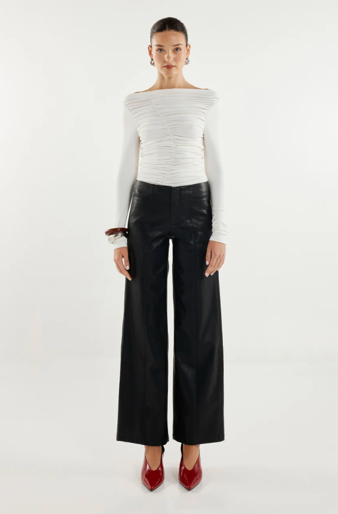 Lorena Long Sleeve Top - White