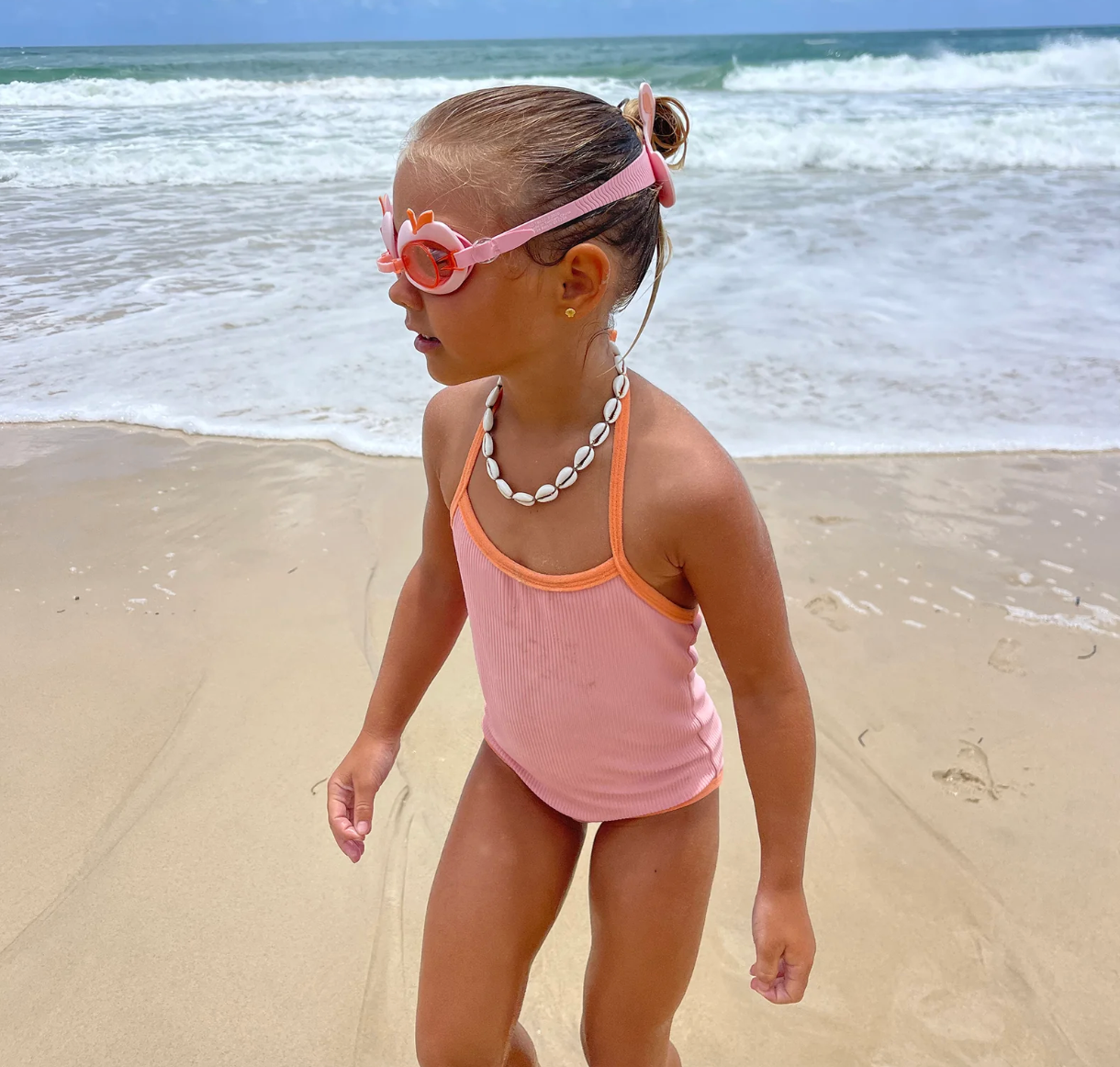 Kids Swim Goggles - Cotton Candy Cherry