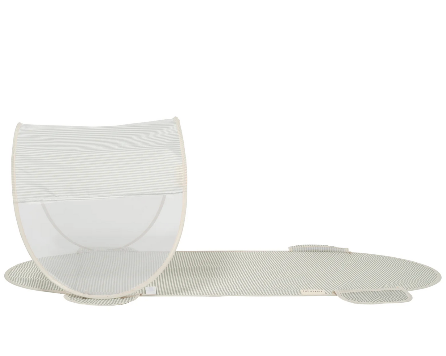 Solo Sun Shader - La Palma Sage Stripe