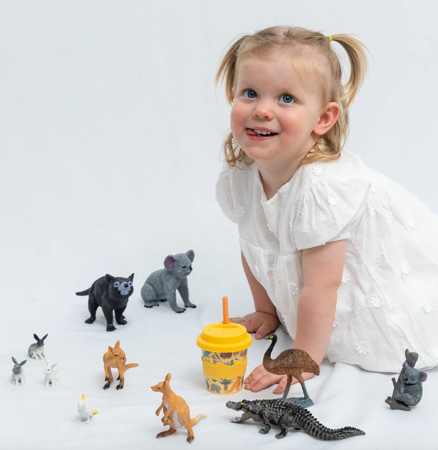 Babychino Cup 4oz - Aussie Animals