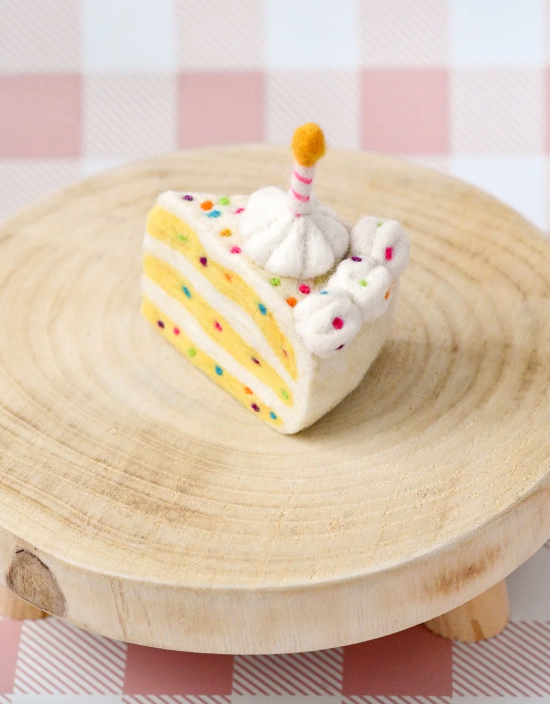Felt Confetti Cake Slice