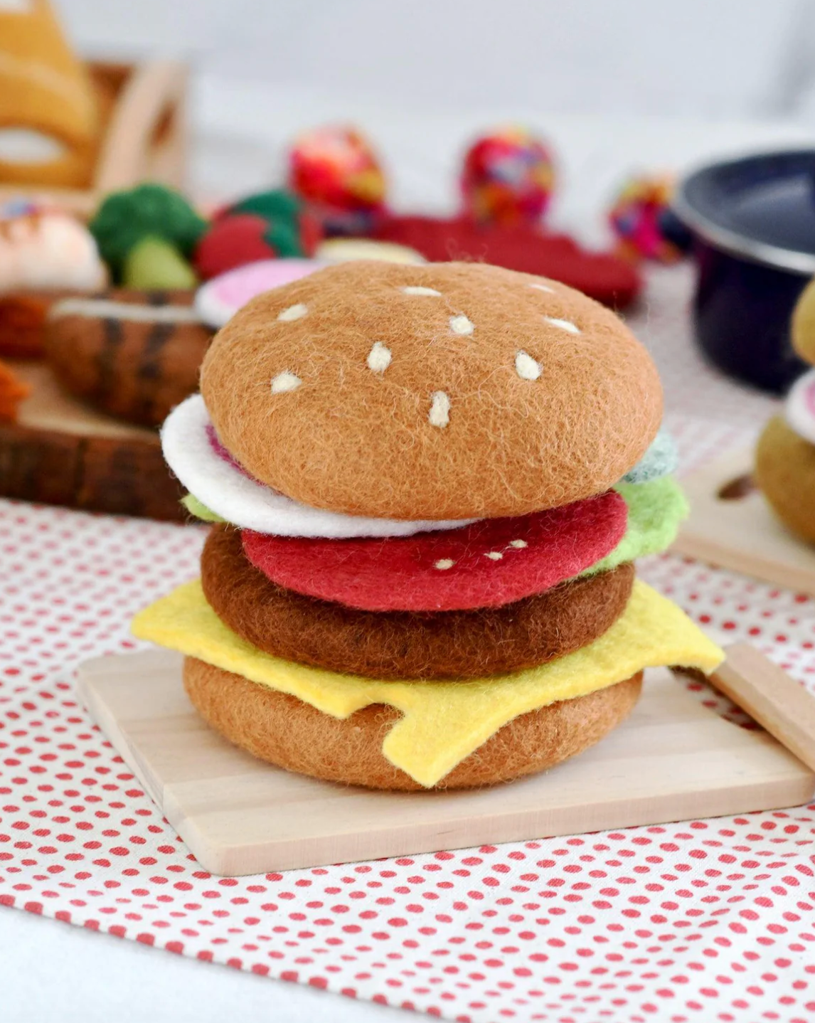 Felt Burger Stack
