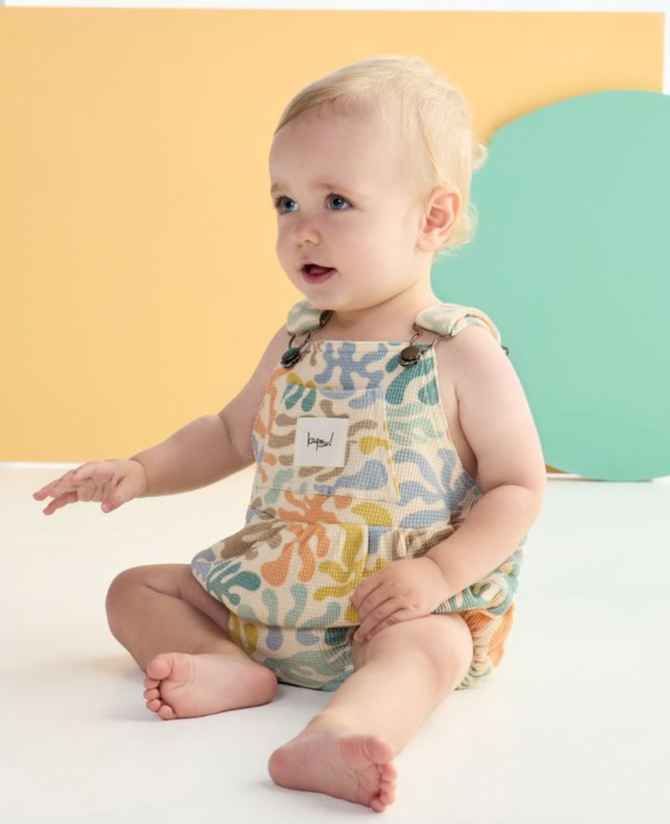 Coral Waffle Romper - Various Sizes
