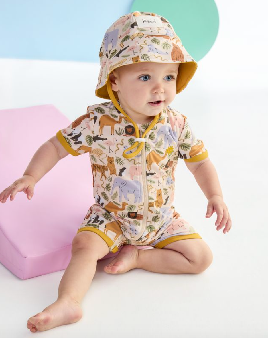 Animal Kingdom Short Sleeve Swimsuit - Various Sizes